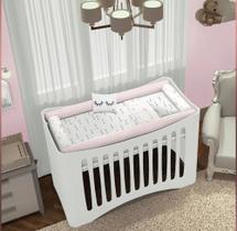 Kit De Berço Rolinho Papi Baby Tamanho Americano Contem 08 Peças