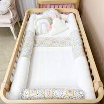 Kit De Berço Rolinhos 10 Peças Felice Arco Íris Kit De Berço Rolinhos 10 Peças Felice Arco Íris