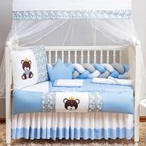 Kit De Berço Ursinho Teddy E Familia Kit Americano Para Bebê