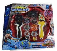 Kit de Beyblade Attack 4 Peças Acessórios