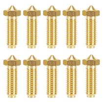 Kit de bicos: 10 peças de latão de 0,4 mm para impressora 3D Anycubic Kobra 2 Kit de bicos: 10 peças de latão de 0,4 mm para impressora 3D Anycubic Kobra 2