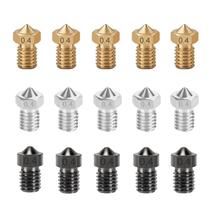 Kit de bicos 15 unidades de 0,4 mm para Anycubic Koba, Mega S, Mega X Kit de bicos 15 unidades de 0,4 mm para Anycubic Koba, Mega S, Mega X