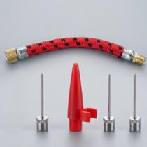 Kit de Bicos E Mangueira Para Encher Inflar Bola de Futebol Balões Bexigas Pneu Bike