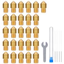 Kit de Bicos ELEGOO 0,4mm MK8 de Latão para Impressora 3D Neptune Kit de Bicos ELEGOO 0,4mm MK8 de Latão para Impressora 3D Neptune