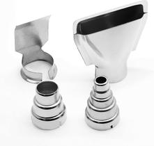 Kit de Bicos para Pistola de Ar Quente WenTigDY 35mm 4 Peças Aço Inoxidável Kit de Bicos para Pistola de Ar Quente WenTigDY 35mm 4 Peças Aço Inoxidável