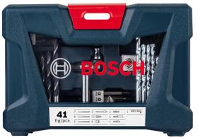 Kit de Bits Brocas Soquetes V Line 41pçs Bosch 2607017396