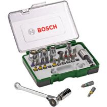 Kit De Bits, Soquetes E Catraca Promoline 27 Peças Bosch