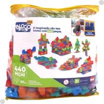 Kit De Blocos Blocolândia Sacola 440 Peças 2728 - DISMAT