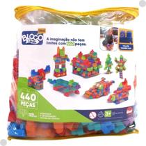 Kit De Blocos Blocolândia Sacola 440 Peças 2728 - Dismat