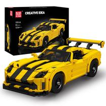 Kit de blocos de construção Mold King 10046 Supercar Dodge Viper 1236 unidades