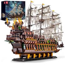 Kit de blocos de construção Mold King Pirates Ship Dutchman 4364+