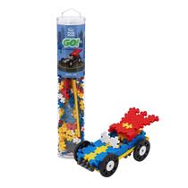 Kit de Blocos de Construção PLUS PLUS Color Cars Tube - 200 Peças