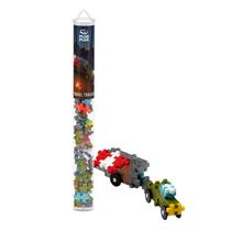 Kit de blocos de construção PLUS PLUS para veículo, reboque de 70 peças