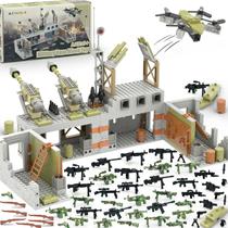 Kit de Blocos de Montar Base Militar ALEYOOTECHE 710 Peças Kit de Blocos de Montar Base Militar ALEYOOTECHE 710 Peças