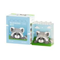 Kit De Blocos De Montar De Animais Fofos Para Meninas: Panda, Girafa, Tigre, Raposa,