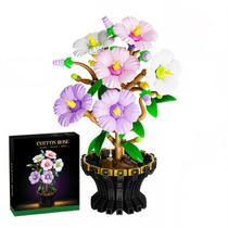Kit de Blocos de Montar FNSJFYZS Flor de Hibisco 503 Peças DIY