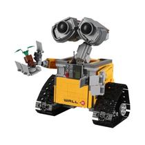 Kit De Blocos De Montar Para Crianças 811PCS Modelo De Boneco Robô Wally Eva Brinquedo Presente De