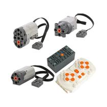 Kit De Blocos De Montar Programáveis De 8 Velocidades Com Motor Servo, Controle Remoto, Caixa De