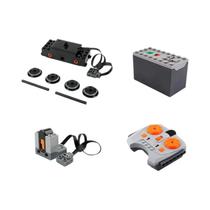 Kit De Blocos MOC Com Motor De Controle Remoto Infravermelho Para Trilhos De Trem, Funções De