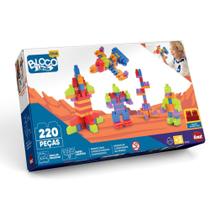 Kit de Blocos para Montar Sondas Espaciais Blocolândia 220 peças - Dismat - 7896497504618