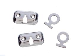 Kit de bloqueio Boat Fender Lock Attwood 11575-3, par de aço inoxidável