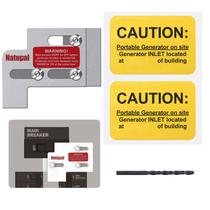 Kit de bloqueio de gerador Natupal para Square D QO e Homeline