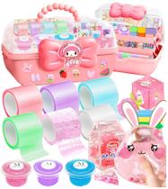 Kit de bolhas Nano Tape Jimcii Pink Bow com Squishy Maker Kids