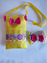 Kit de bolsa com laço