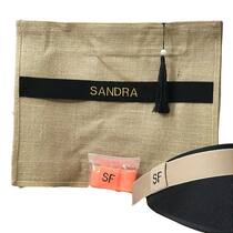 Kit de Bolsa de Juta e Viseira Personalizada com Nome ou Iniciais Kit de Bolsa de Juta e Viseira Personalizada com Nome ou Iniciais