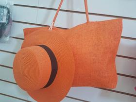 Kit de bolsa e chapeu