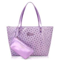 Kit De Bolsa E Necessaire De 2 Pçs Glitz Jacki Design Roxo Kit De Bolsa E Necessaire De 2 Pçs Glitz Jacki Design Roxo