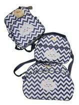 Kit De Bolsa Maternidade Chevron Nuvem Menina Menino
