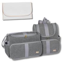 Kit de Bolsa Maternidade com Mochila e Trocador Clássica Kit de Bolsa Maternidade com Mochila e Trocador Clássica