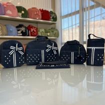 Kit de Bolsa Maternidade Pérola para Menino e Menina conjunto Completo com 5 peças para Bebê