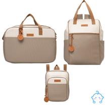 Kit de Bolsa Maternidade Petit Completo Cinza