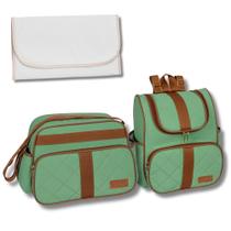 Kit de Bolsa Menino 5 Peças Mochila Paris Térmica Trocador Kit de Bolsa Menino 5 Peças Mochila Paris Térmica Trocador