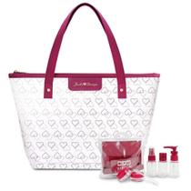 Kit De Bolsa Transparente E Frascos De Viagem De 7 Peças Vinho Kit De Bolsa Transparente E Frascos De Viagem De 7 Peças Vinho