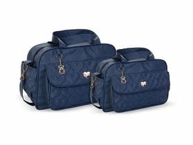 Kit De Bolsas Barato Bebê Coração Marinho Griff 2 Peças Atacado Revenda