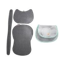 Kit De Bolsas De Crochê DIY Com Folhas De Lona Em Malha E Conjunto De Fitas Para Acessórios De