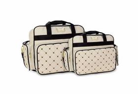 Kit De Bolsas Maternidade Mave Baby Linha Charme Bege