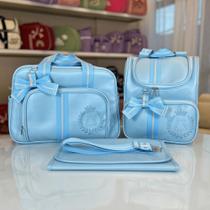 Kit de Bolsas Maternidade Premium com Mochila Multiuso (M) para Menina/Menino