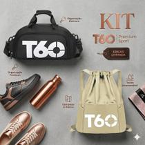 Kit de Bolsas T60 Dobrável Multiuso para Esportes e Academia
