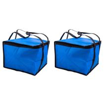 Kit De Bolsas Térmicas Capacidade De 18L Com Alças Para Camping - 2 Peças