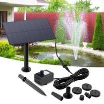 Kit De Bomba De Água Solar 5W 5V Com Estaca Para Jardim E Aquário, Decoração Econômica Em Energia Kit De Bomba De Água Solar 5W 5V Com Estaca Para Jardim E Aquário, Decoração Econômica Em Energia