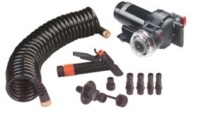 Kit de bomba de lavagem Johnson Pump Aqua Jet 19.68 LPH 12V Kit de bomba de lavagem Johnson Pump Aqua Jet 19.68 LPH 12V
