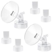 Kit de bomba de mama IVARONAL, válvula de bico de pato com flange de 20 mm, 6 unidades