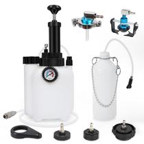 Kit de bomba de vácuo de fluido de freio 3L com garrafa de purga de 1L e adaptadores