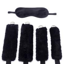 Kit de Bondage Linha Sado Sexy Fantasy - Preto