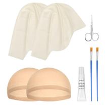 Kit de boné careca MetFun Professional para fantasia de Halloween