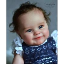 Kit De Boneca Reborn Bebê De Cor Fresca De 20/24 Polegadas Maddie 60CM NPK Dois Tamanhos